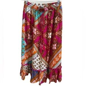RD+Koko bohemian maxi skirt size small